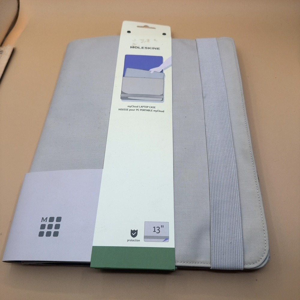 Moleskine myCloud Laptop Case Sleeve Gray 13 Inch
